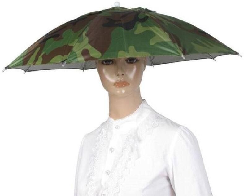 Hat Umbrella for Men, Kids,Women Soft Unbreakable Plastic Hat/Cap Umbrella (A35) Umbrella-image-48