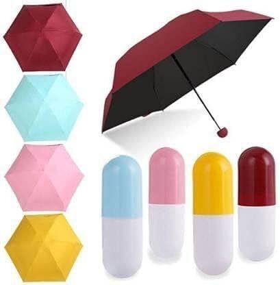 sanchi creation Portable Mini Capsule Umbrella Pocket Bottle Sun Protection Big Size Umbrella-picture-26