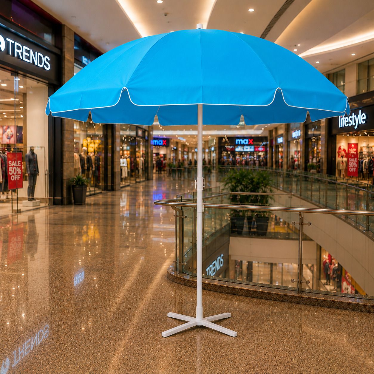green bird Garden Umbrella With Stand 7ft Outdoor Big size Umbrella for Shop,Garden SA10 Umbrella-picture-14
