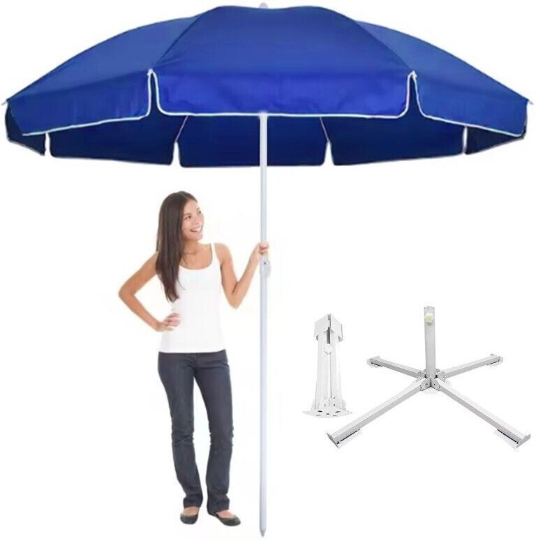 dark moon Garden Umbrella With Stand 7ft Outdoor Big size Umbrella for Shop,Garden SA15 Umbrella-picture-27