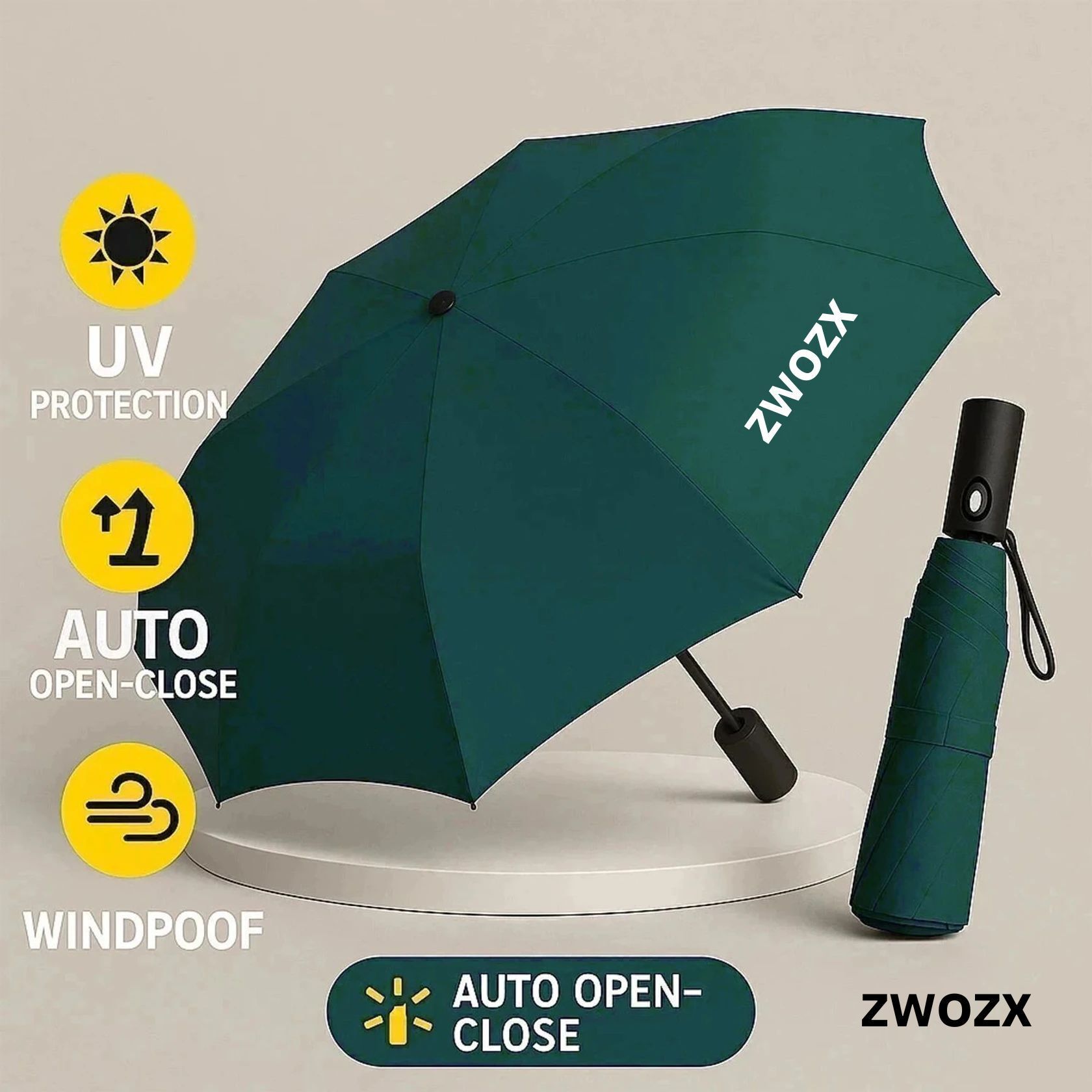 UV Protection Travel Umbrella – Compact Folding Umbrella for Sun & Rain Umbrella-image-37