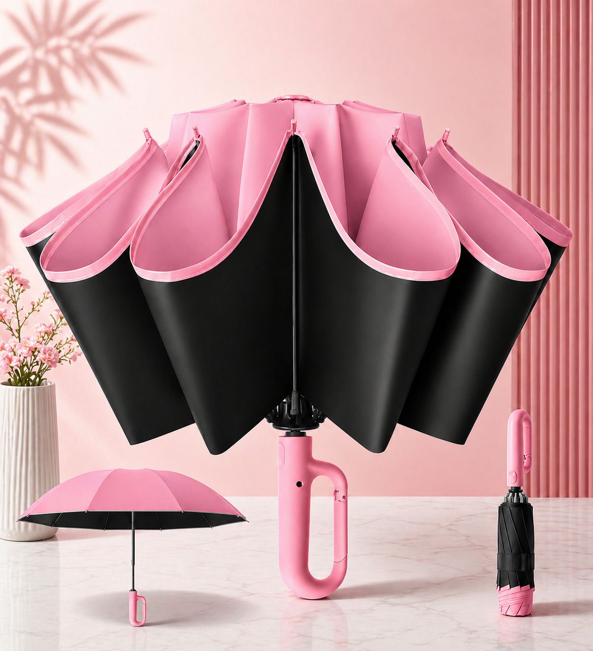 niubee UV Big Size Umbrella for Sun Protection Rain Windproof large 2 fold formen women Umbrella-picture-13