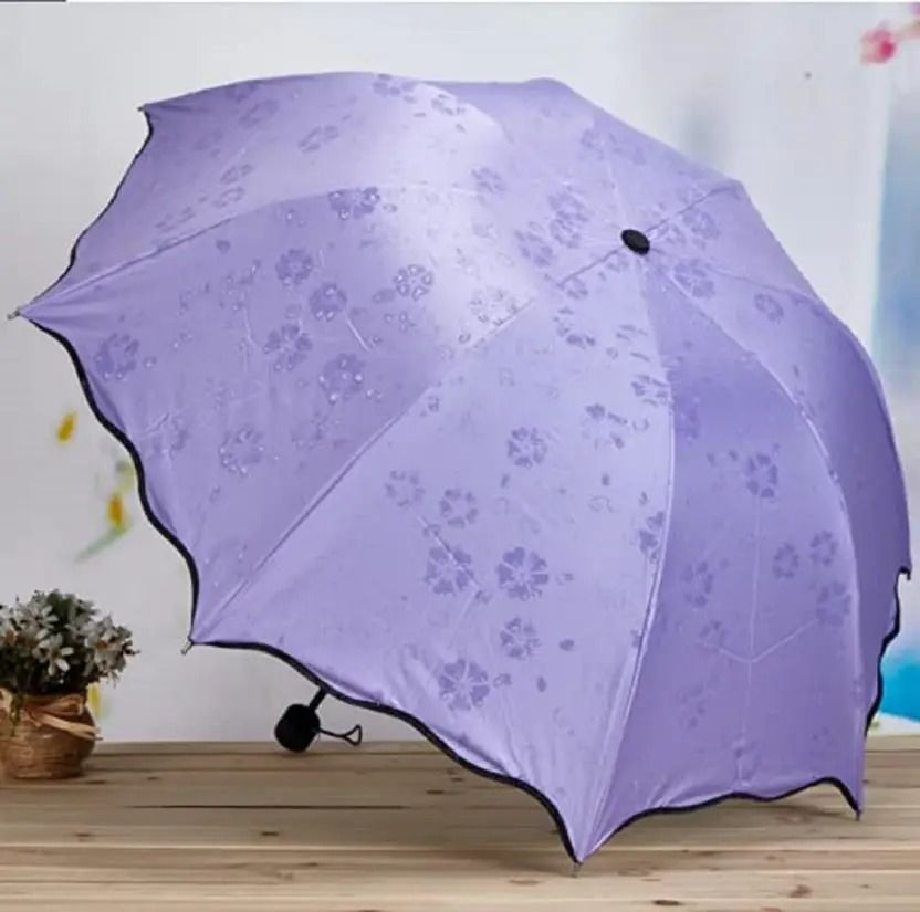 Secret Blossoms Magic Umbrella 4-Fold UV Protection Compact & Stylish Umbrella-image-31