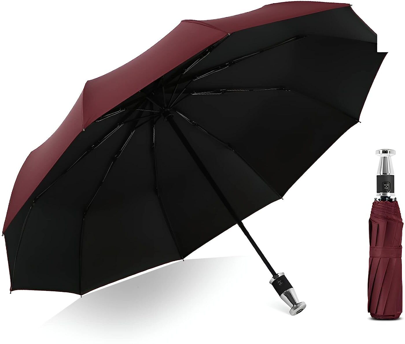 SMALL GOLF RED WINE AUTO OPEN&CLOSE UMBRELLA (PACK OF 1) Umbrella-image-15