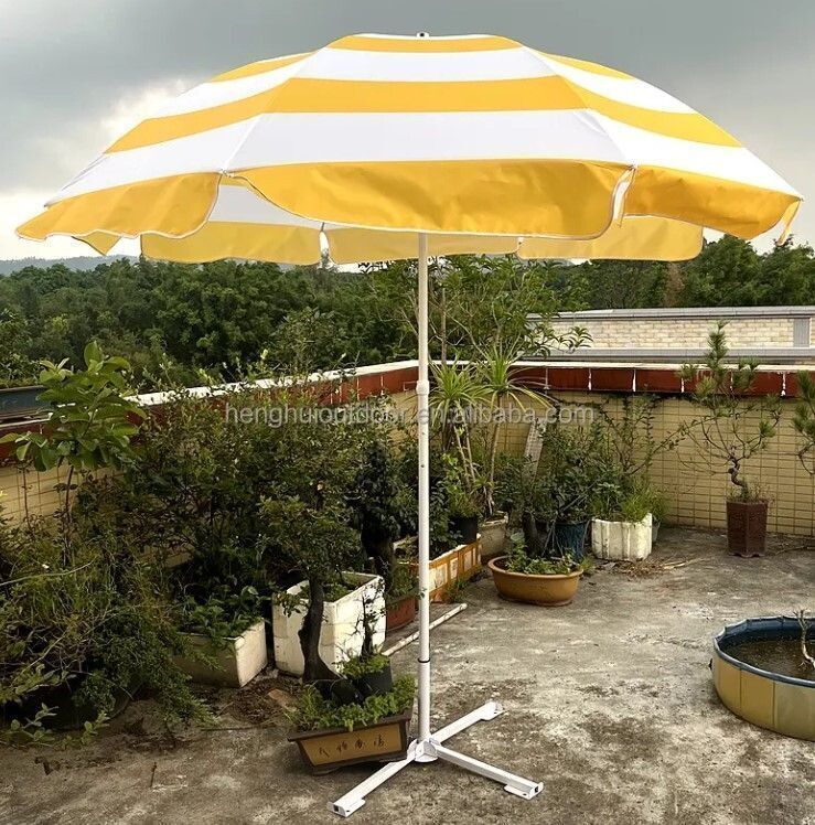 rainvibe Outdoor Garden Umbrella Beach and sun umbrella With Stand 6ft/36 in garden Umbrella-picture-23