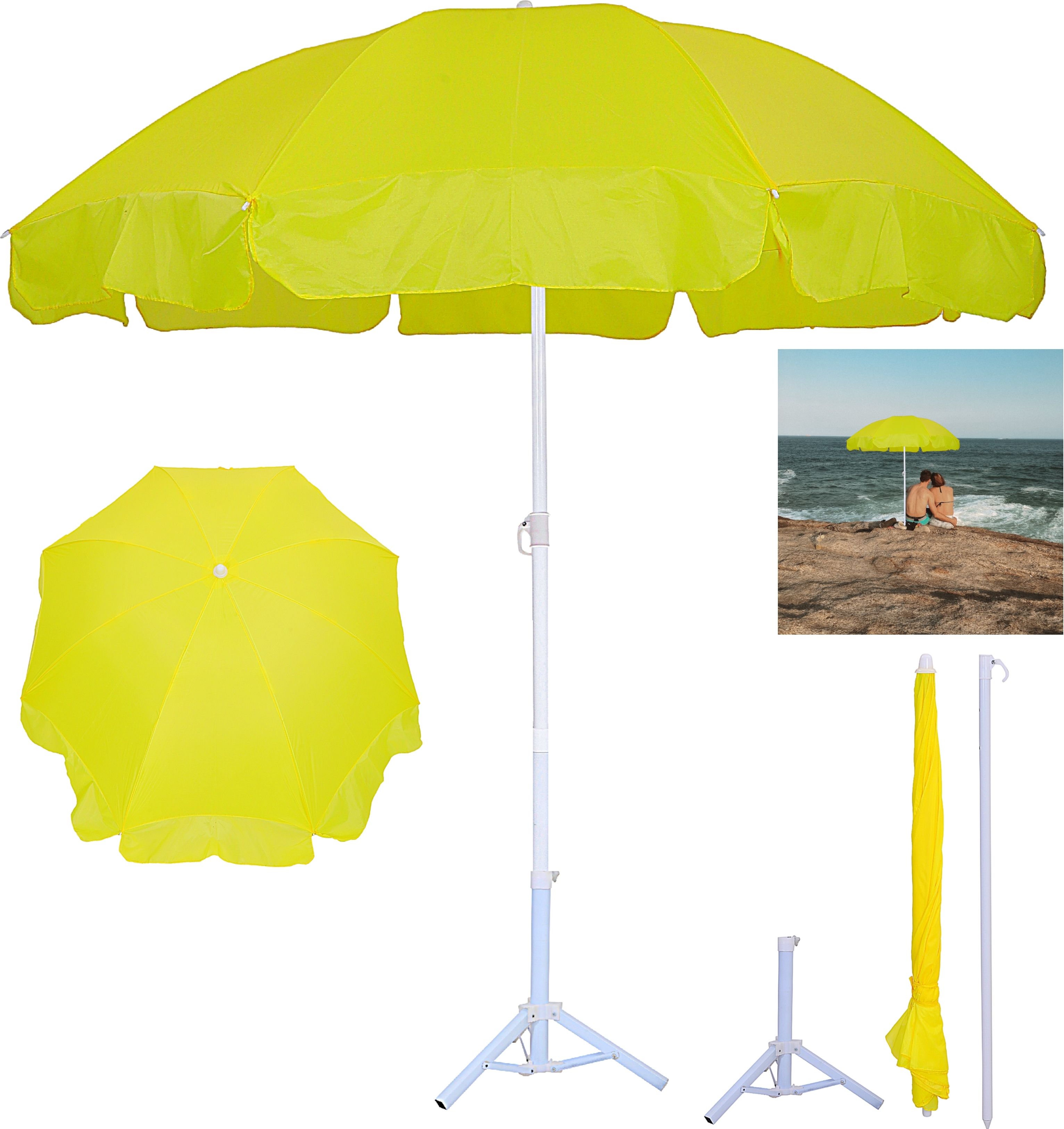 bluebuds 36in/6ft Outdoor Garden Big Size Umbrella With Stand For Hotel,Restaurants Umbrella-picture-25