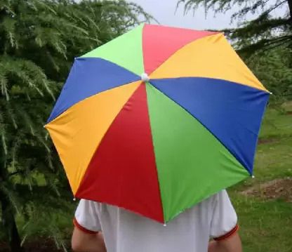 Cap Headwear Hat for Outdoor Sun Rain Protection (Multicolor) Umbrella-image-32