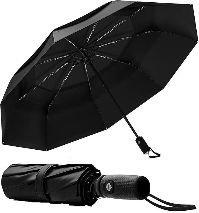 krishope UV Protection Coated 3Fold Umbrella,Auto Umbrella,Travel Umbrella forMenandWomen Umbrella-picture-21