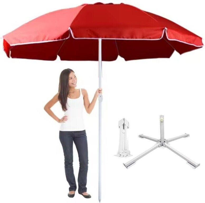green bird Garden Umbrella With Stand 7ft Outdoor Big size Umbrella for Shop,Garden SA10 Umbrella-picture-19