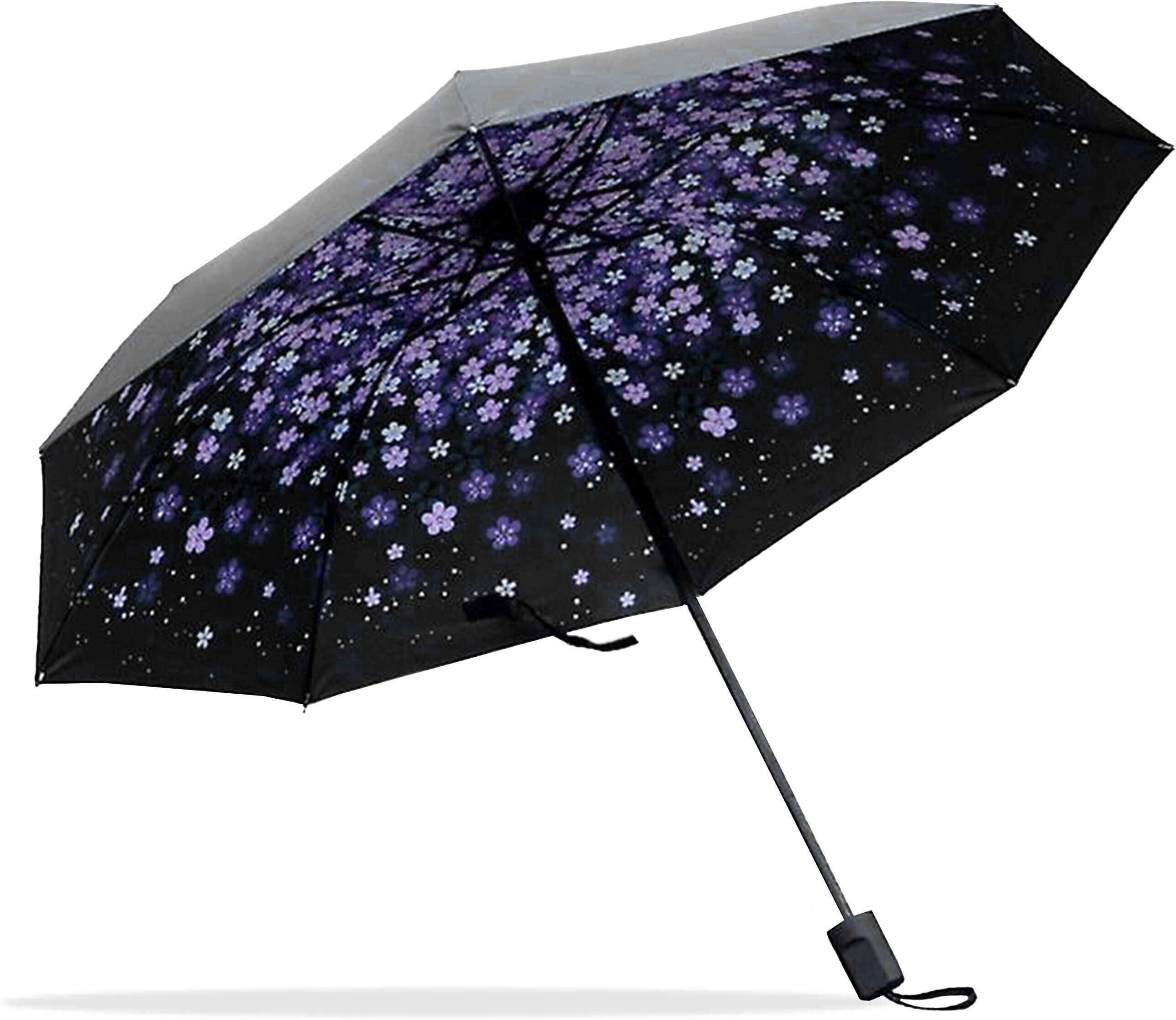 Flower-Printed Umbrella, Umbrella for Rain, Wind Proof Umbrella, Water-Proof Umbrella