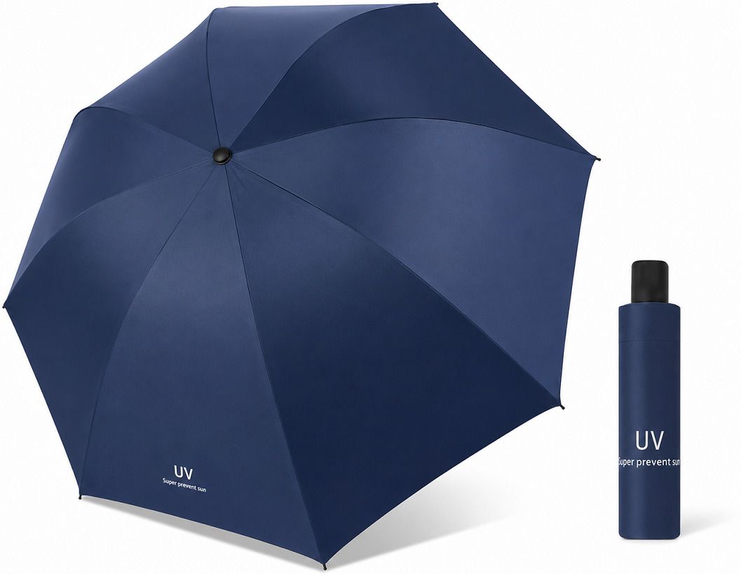 3 Fold Travel UV Umbrella, Windproof Strong Frame umbrella for men & women Umbrella-image-8