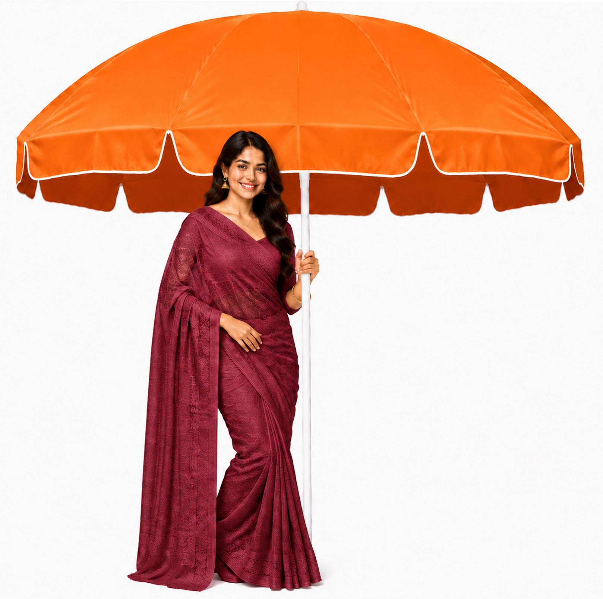 Garden Umbrella Strong 7ft Outdoor Shade Model Umbrella-image-20