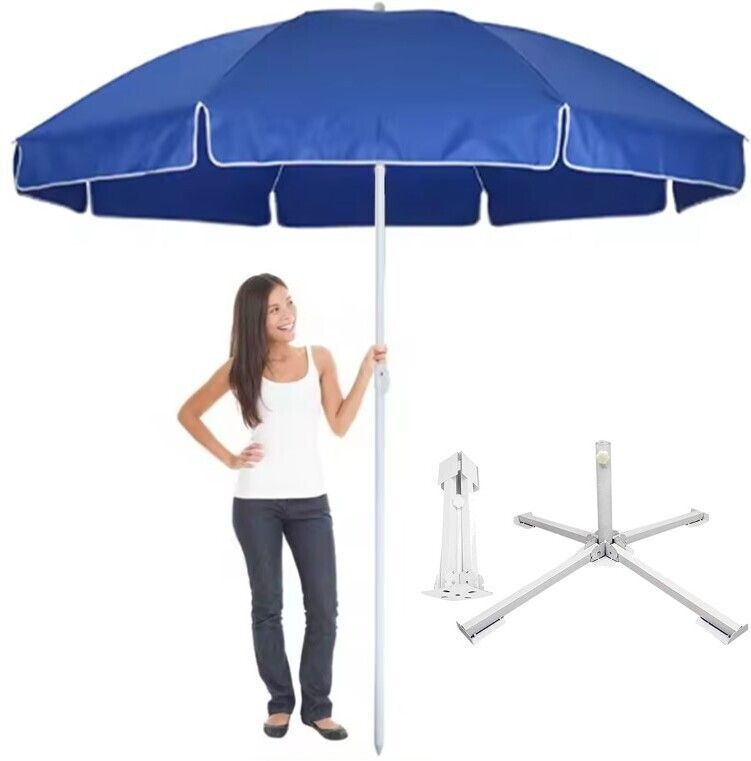 green bird Garden Umbrella With Stand 7ft Outdoor Big size Umbrella for Shop,Garden SA12 Umbrella-picture-24