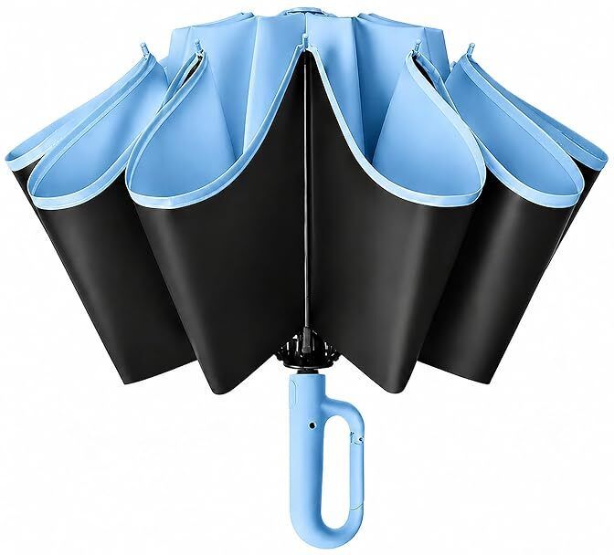 3-Fold Design, Large Size for Travel, Ideal for Rain & Summer Use Umbrella-image-33
