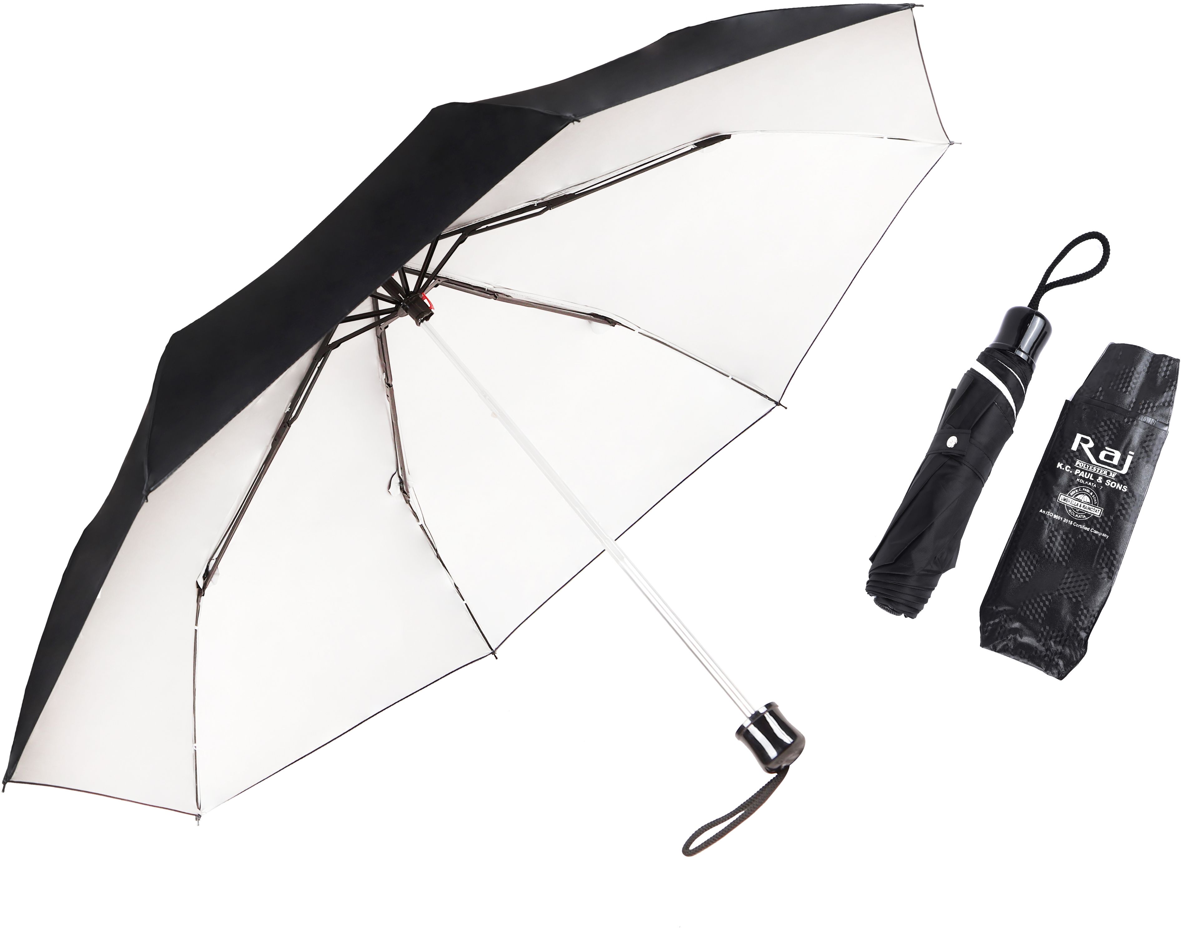 Raj 3 fold umbrella for women, Umbrella for Men | KC Paul umbrella | Bigger size Umbrella-image-16