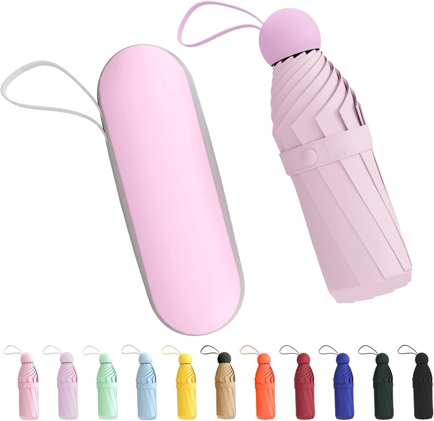 Travel Compact Magic Umbrella 3 Fold Umbrella for Girls, Women for UV & Rain Umbrella