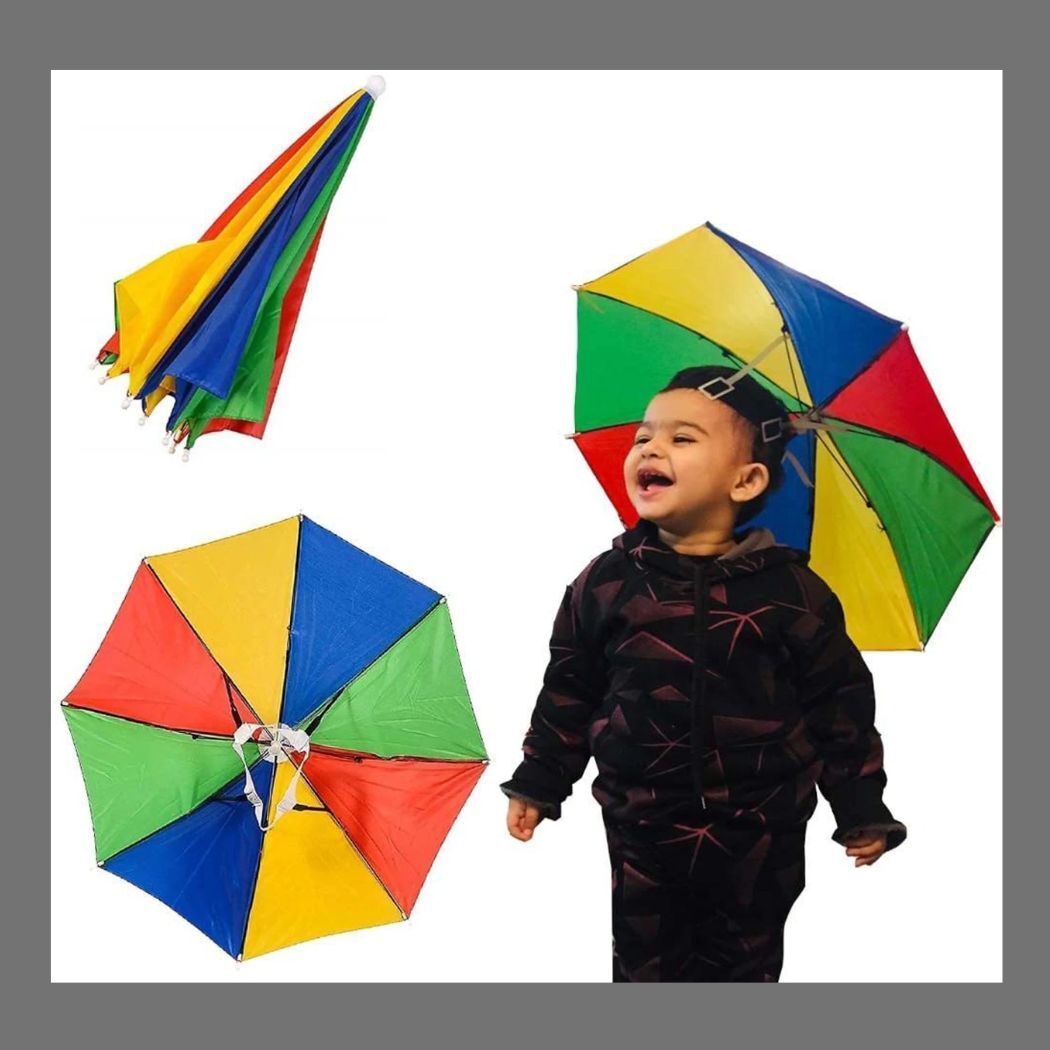 Hands Free Umbrella Hat to Protect from Sun & Rain for Kids_03 Umbrella-image-35