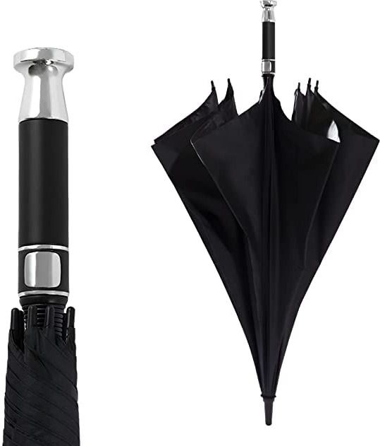 granthi enterprise Big Large Sport Golf,Rolls Royce Umbrella Silver Metal Handle Umbrella Umbrella-picture-28
