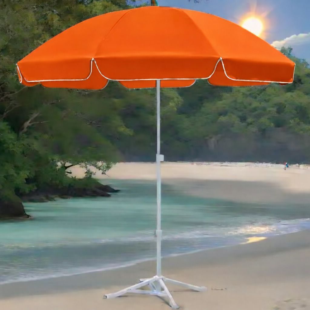 rainpopson Waterproof 7ft Garden Umbrella With Stand for Terrace, Lawn, and Outdoor Use Umbrella-picture-11