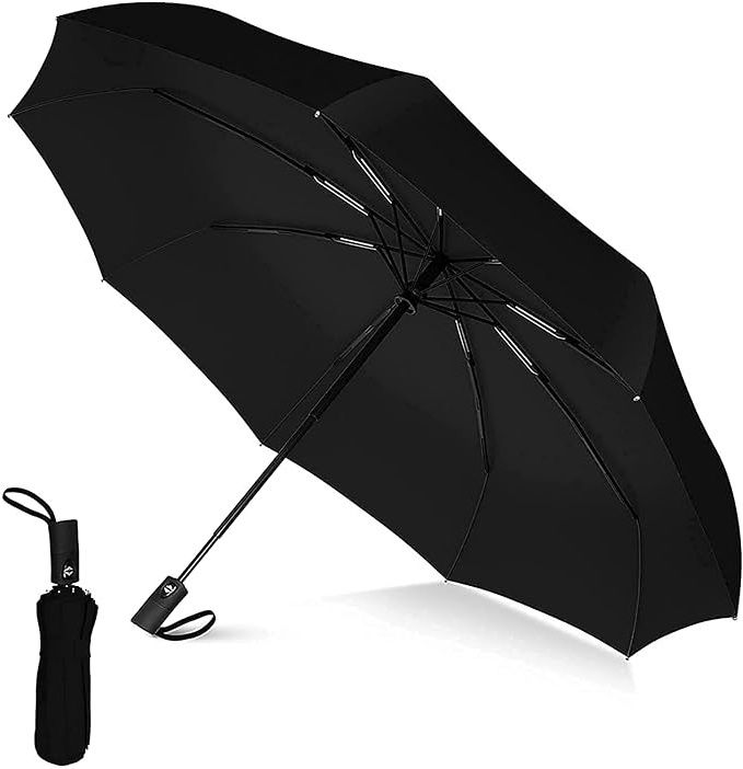 3 Fold with Auto Open and Close Wind Resistant Umbrella For Man, Women, Kids - 1 Umbrella-image-48