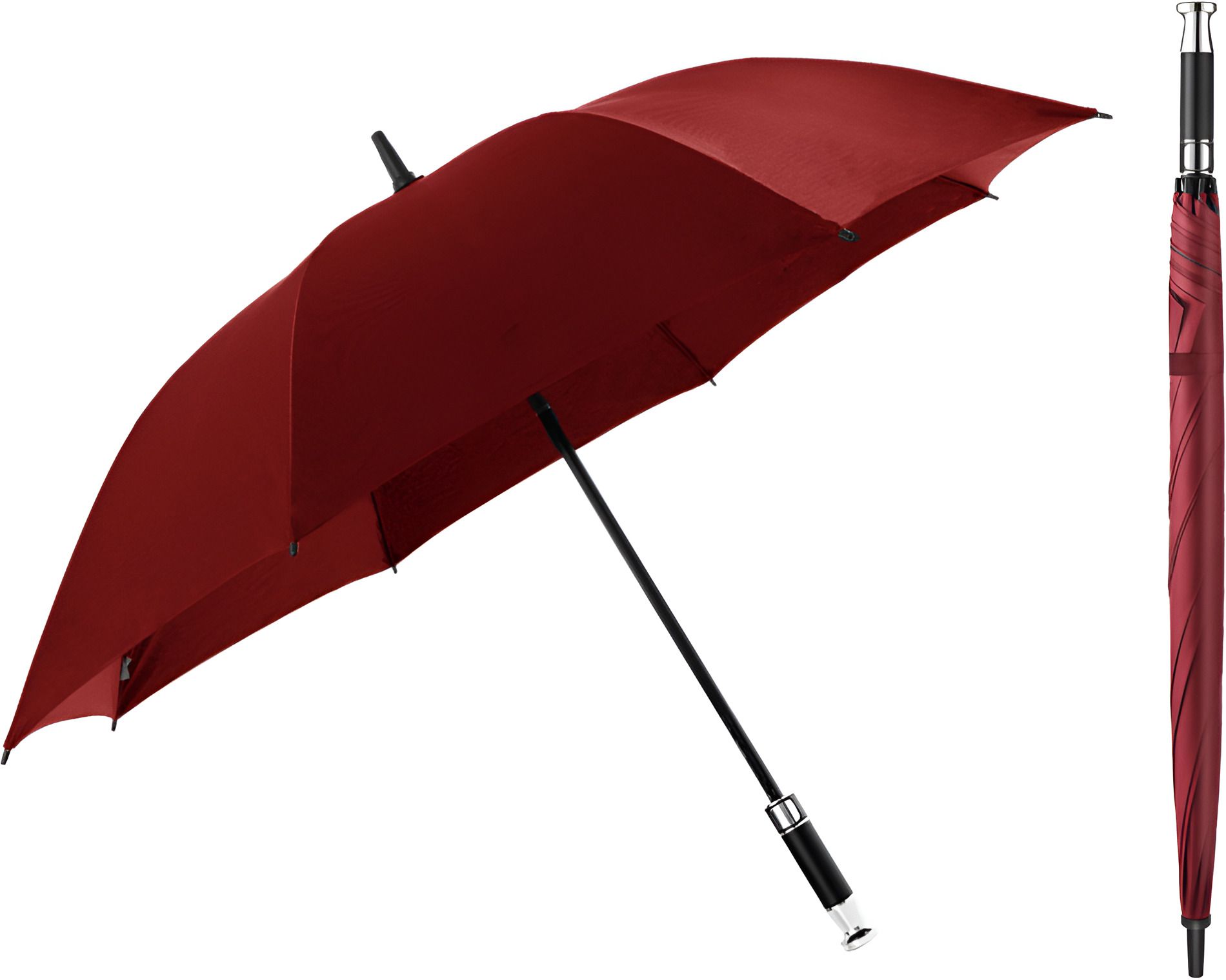 Stick Umbrella with Cover UV Protection Rubber Handle Automatic Open Waterproof Umbrella-image-36
