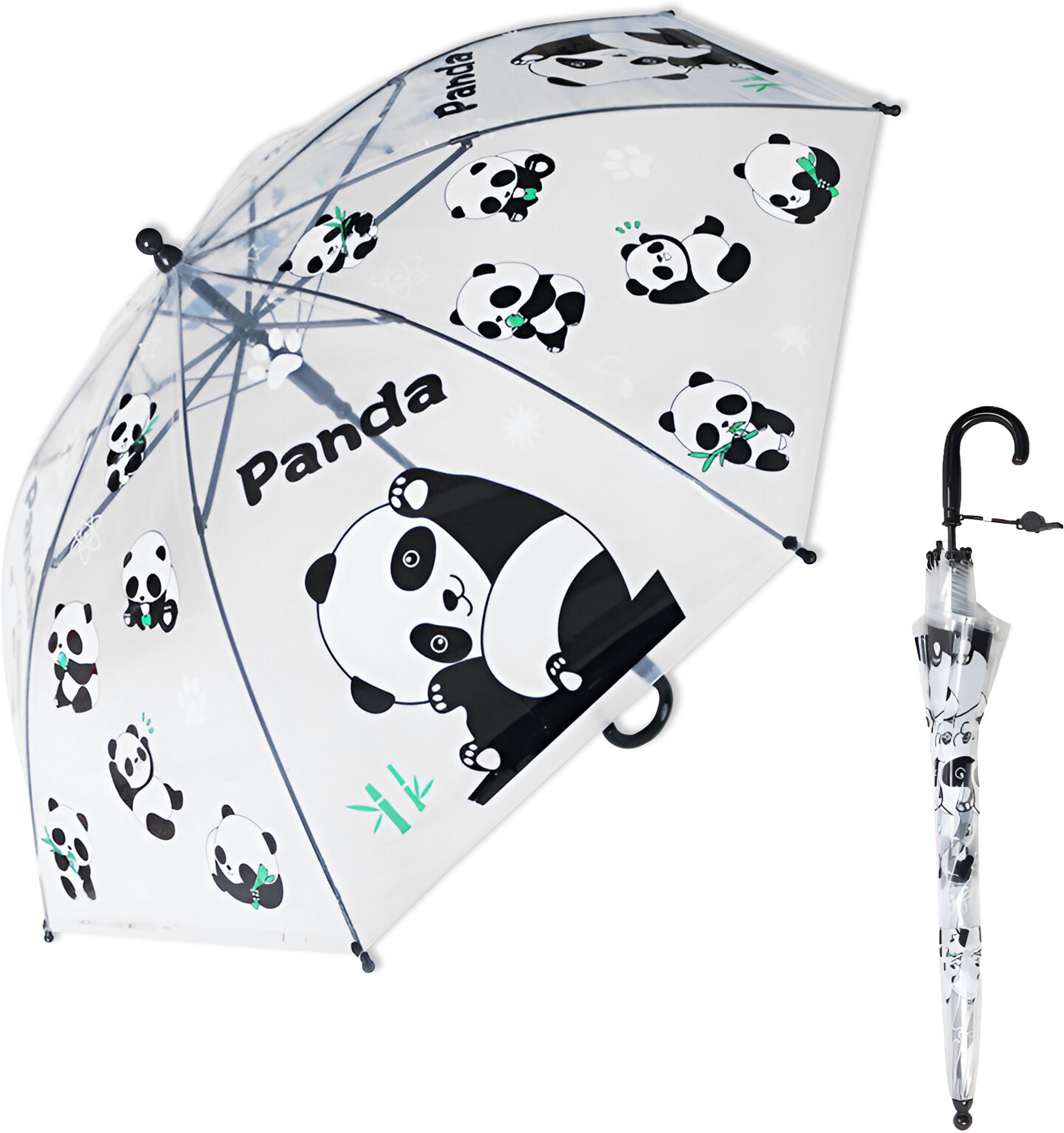 Printed Cute Panda Design Travel UV Umbrella for Rain, Wind & Water Proof Umbrella-image-35