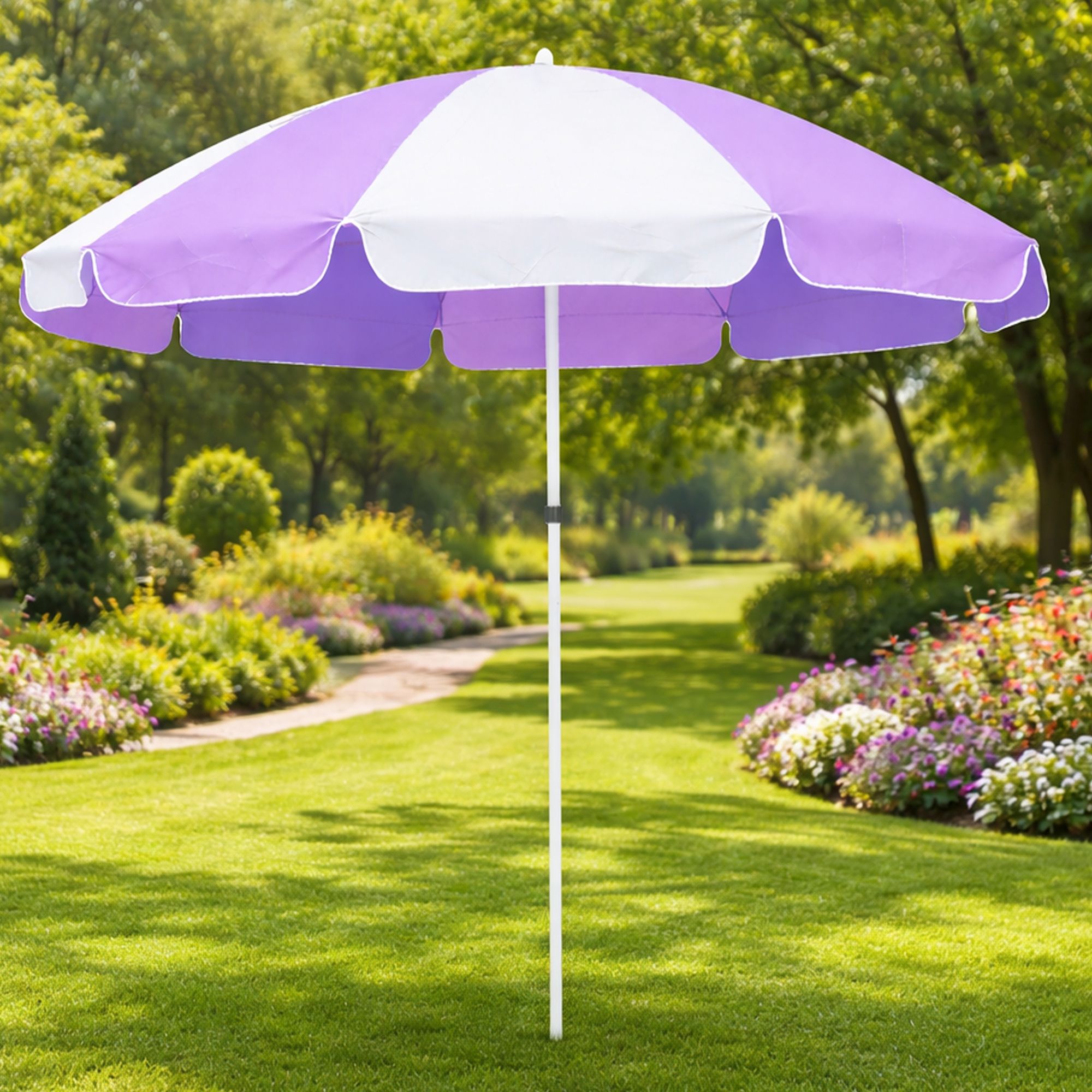 Royal Garden Umbrella 7ft Outdoor Shade Design Premium Quality Umbrella-image-17