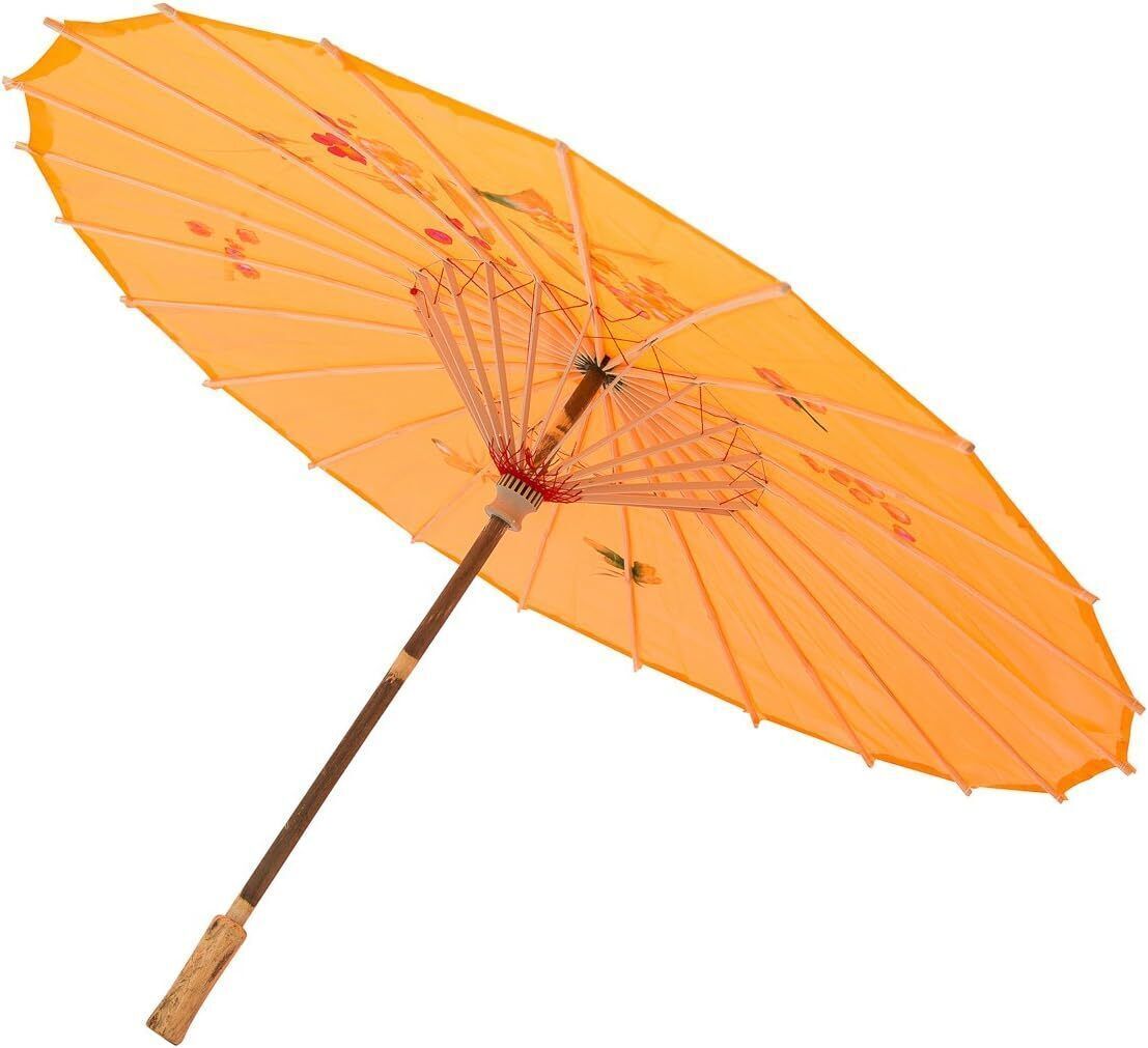 orama Traditional Wooden Japanese Cloth Umbrella Parasol for Weddings, and Photoshoots Umbrella-picture-5