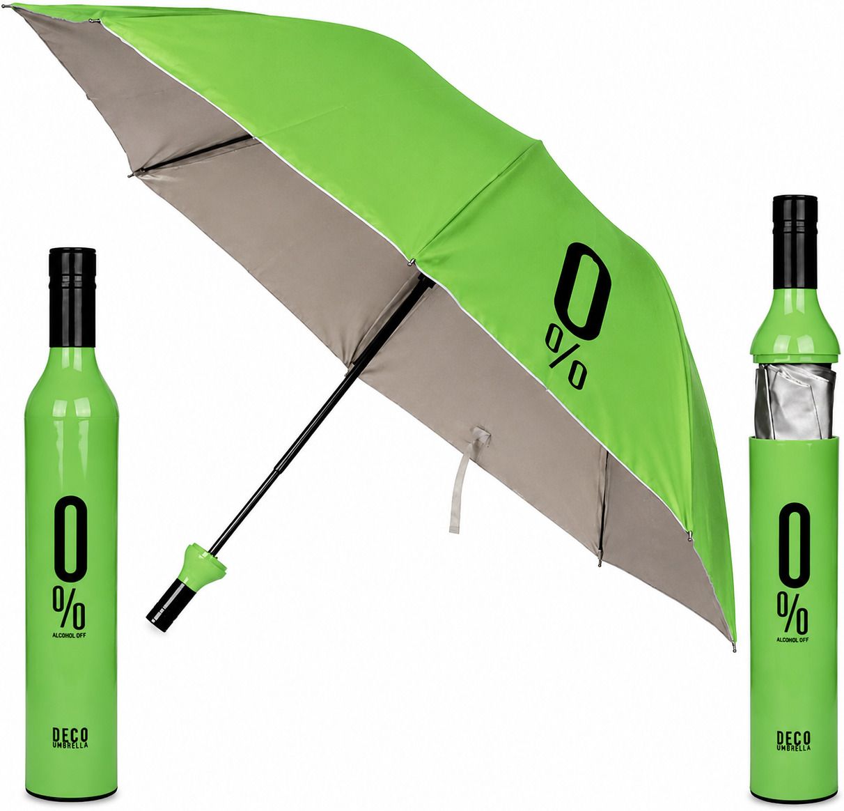 ai mart Bottle Shape Folding Umbrella 3 Fold Windproof Waterproof Umbrella Umbrella-picture-40