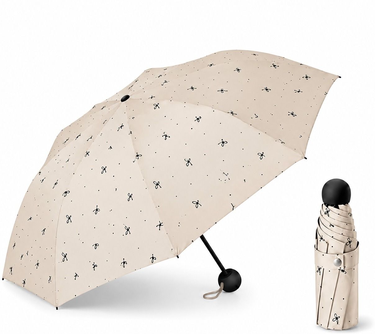 Auto Open 3 Fold Umbrella For Protection Against Rain Sun+UV Rays with cover Umbrella-image-46