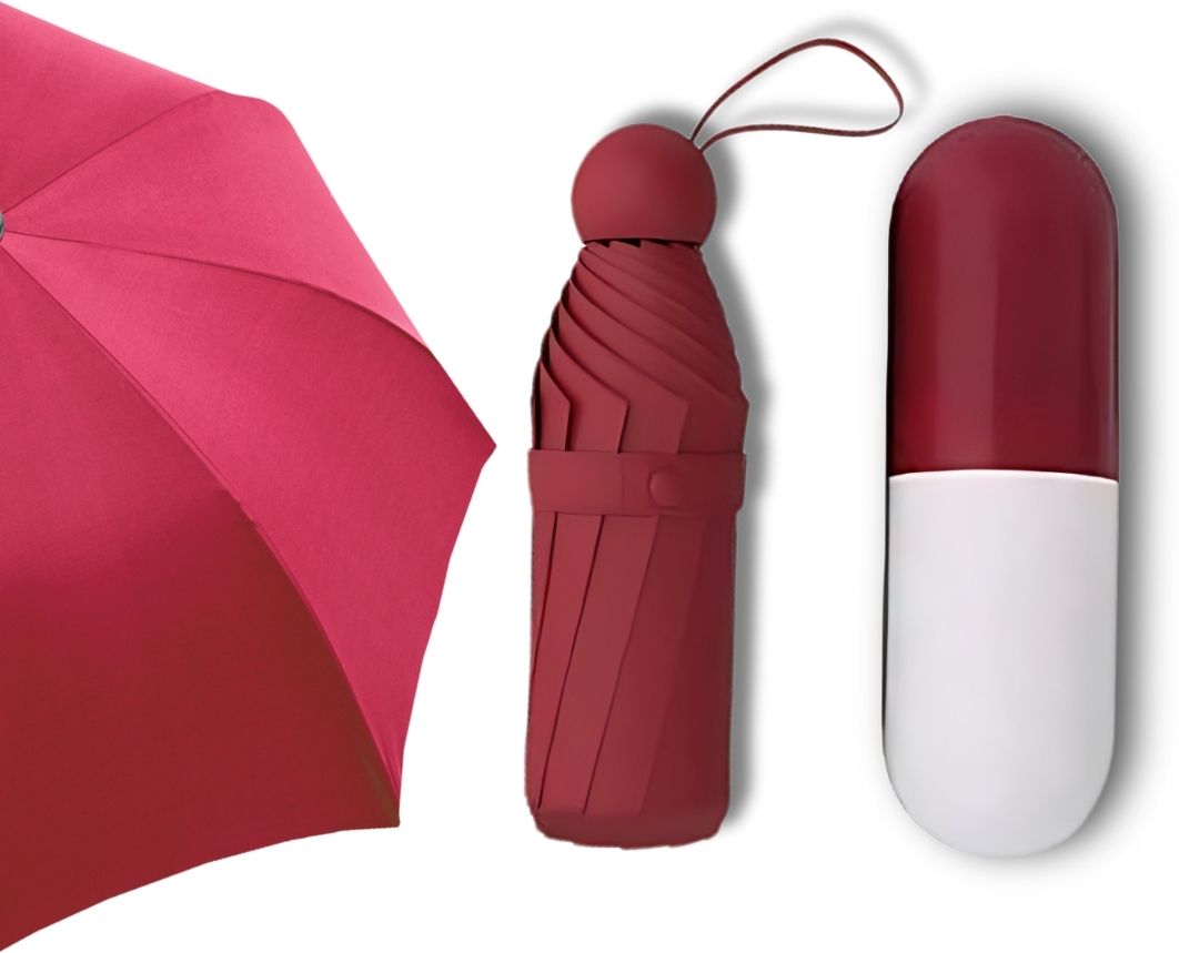 Mini Umbrella Best for School, College, Office & Traveller with Case Umbrella Umbrella-image-1