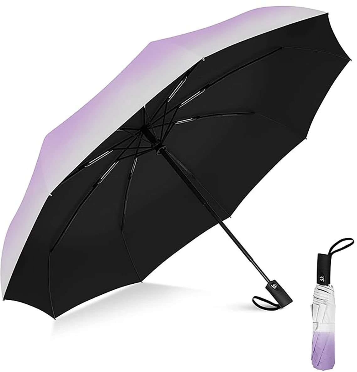 Mini Folding Compact Umbrella with Case,Portable Umbrella,Small Sun,Rain Pocket Umbrella-image-27