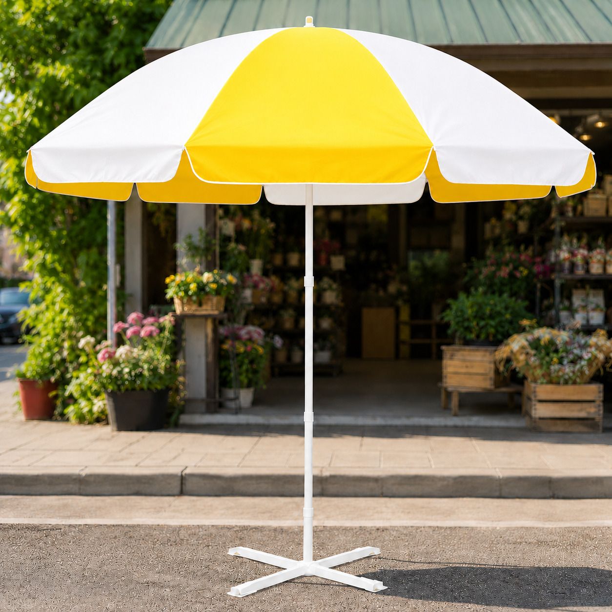 Garden Umbrella With Stand 6 Ft Elegant Home Outdoor Outdoor Shade Umbrella-image-29