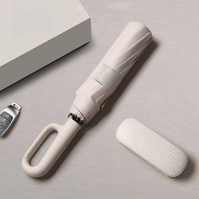 3 Fold with Auto Open/Close Travel | Man, Woman & Child 8-Ribs|Sun UV Protection Umbrella-image-48