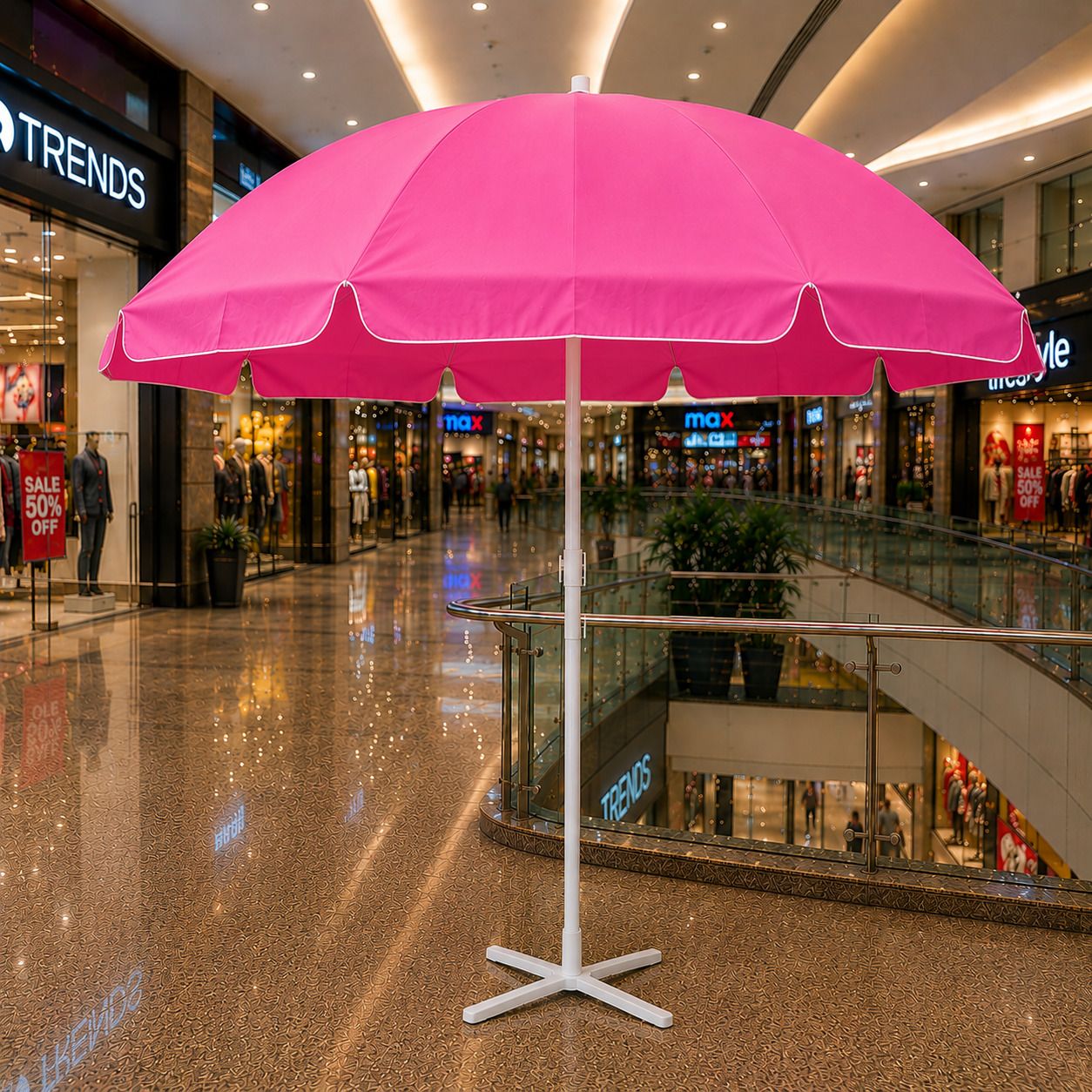 green bird Garden Umbrella With Stand 7ft Outdoor Big size Umbrella for Shop,Garden SA10 Umbrella-picture-18