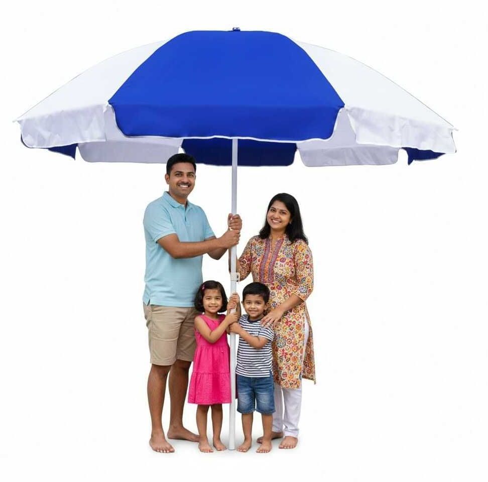 unicornstore Foldable Beach Umbrella with Strong Frame for Sun Protection Outdoors Umbrella-picture-18