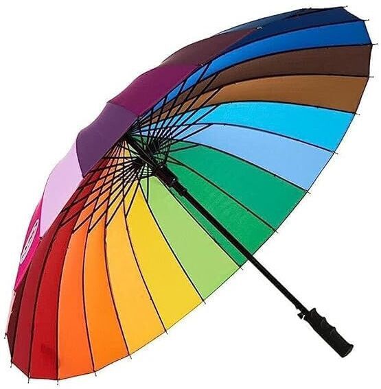 Rainbow Multi-Color Umbrella For men and women Umbrella