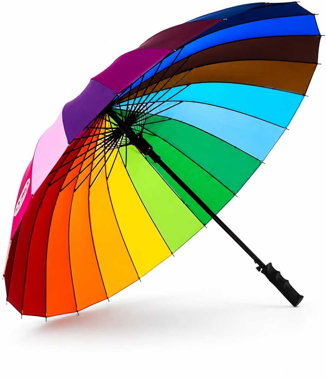 Womens Rainbow Umbrella | Multi-Color Rainbow Umbrella for Girls Umbrella-image-30