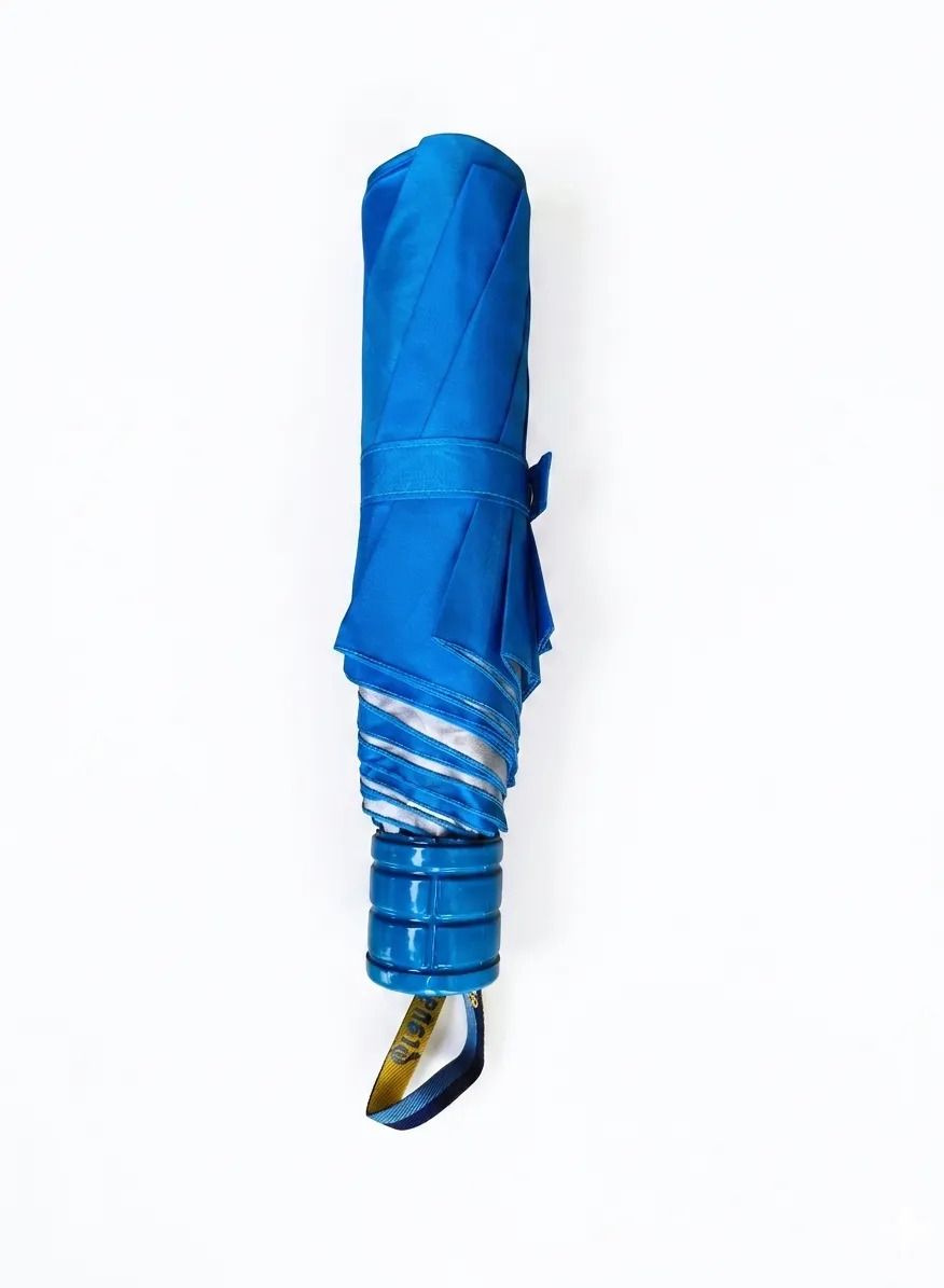 ORANGE 3 FOLD 21.5 INCH MANUAL OPENING UMBRELLA FOR MENS ANDWOMENS Umbrella Blue Umbrella-image-31