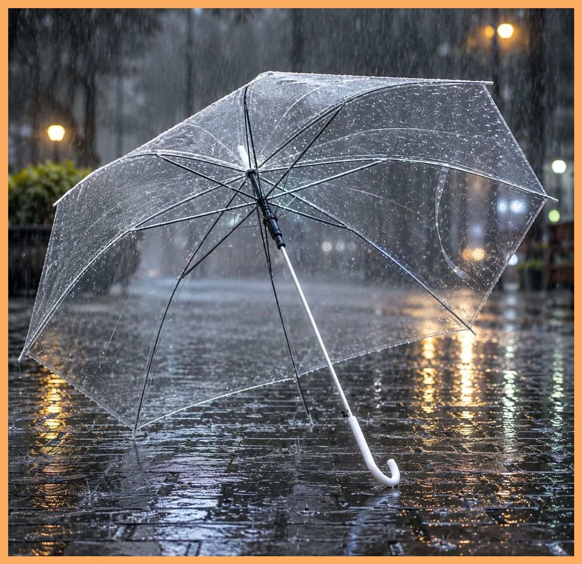 vaami Transparent Umbrella Auto Open Clear Canopy Wedding Photography Rain Umbrella Umbrella-picture-27