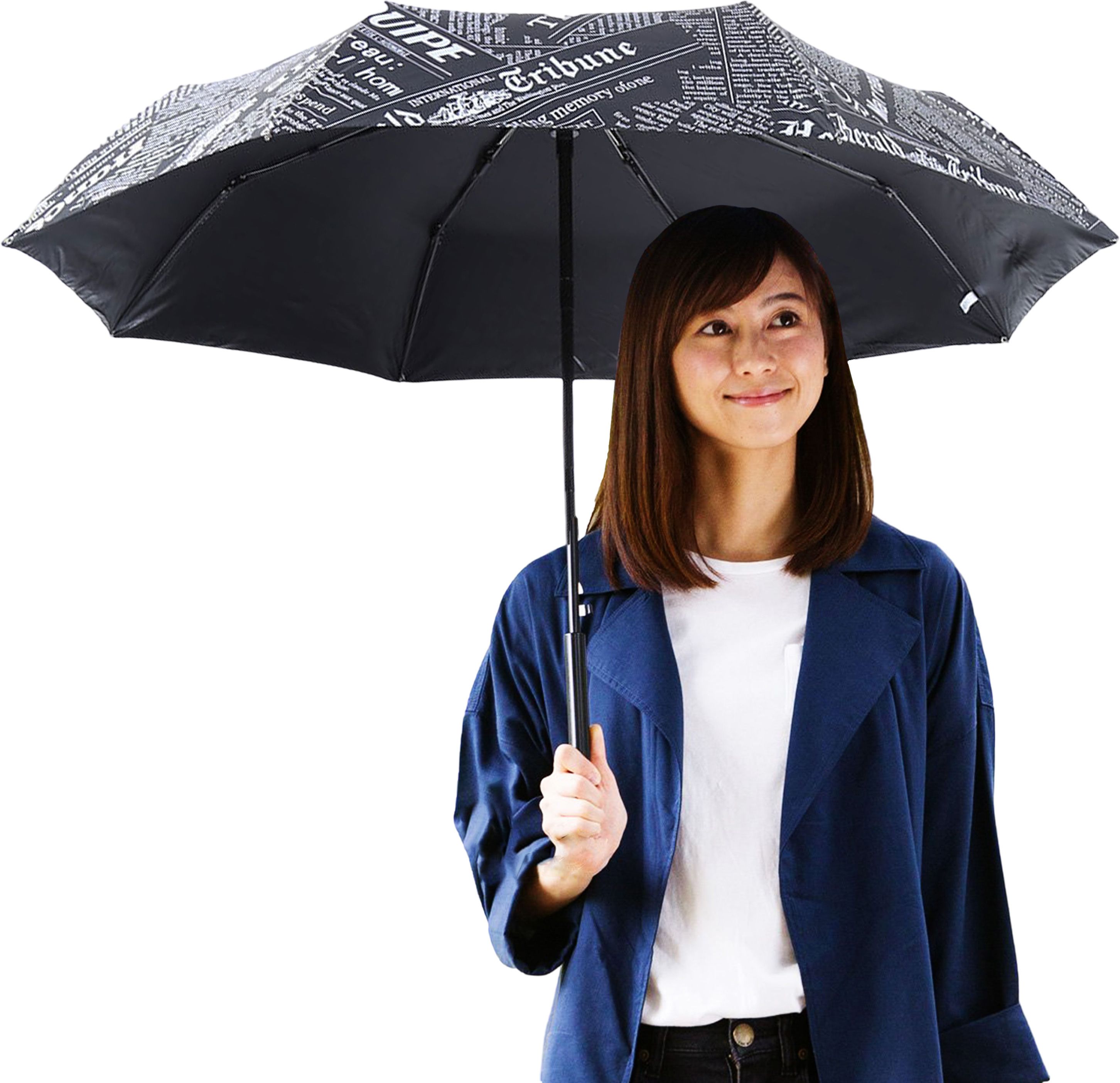kraptick Automatic Umbrella Newspaper Printed Umbrella-picture-11