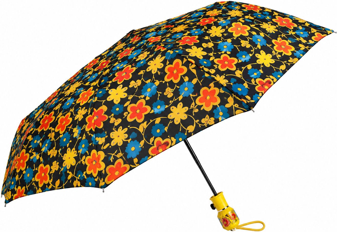 (Multicolor & Printed) Man & Women Protective Umbrella and 2 Foldable Umbrellas Umbrella-image-42