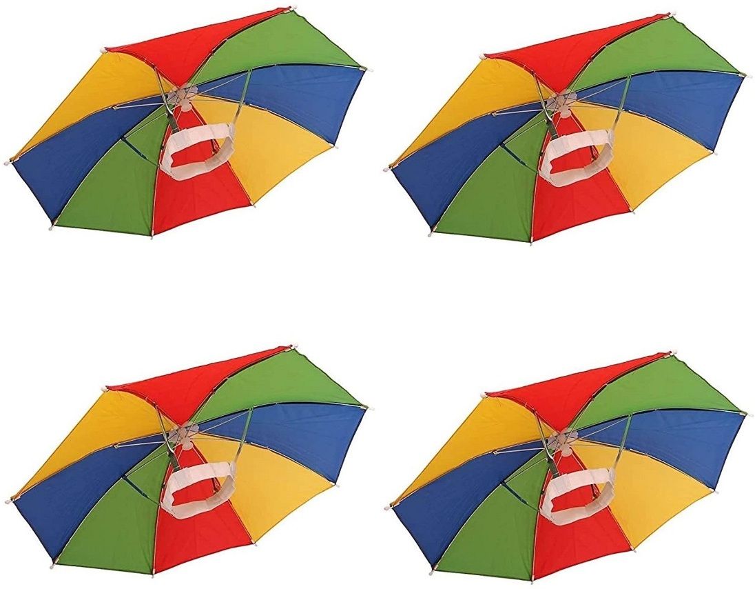 Hands Free Umbrella Hat to Protect from Sun & Rain for School Going Kids & Adult Umbrella-image-37