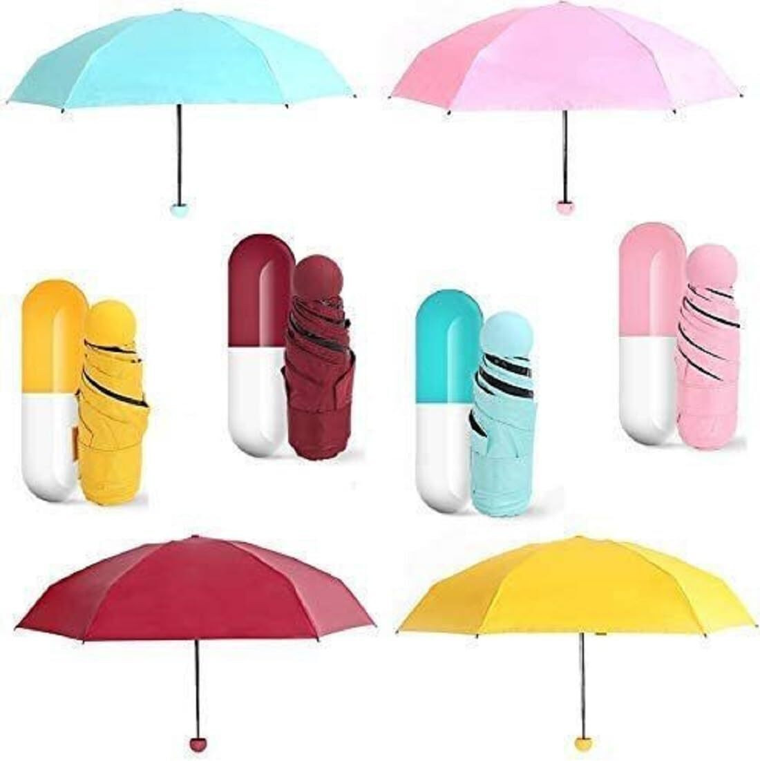 kidsdelight 3 Fold with Auto Open and Close Umbrella, Large Umberalla Umbrella image 1