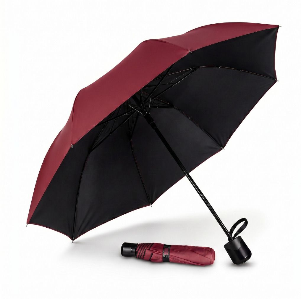 bas 3 Fold Big Umbrella | UV Protection heavy duty Chhata | Men & Women Travel Umbrella-picture-5