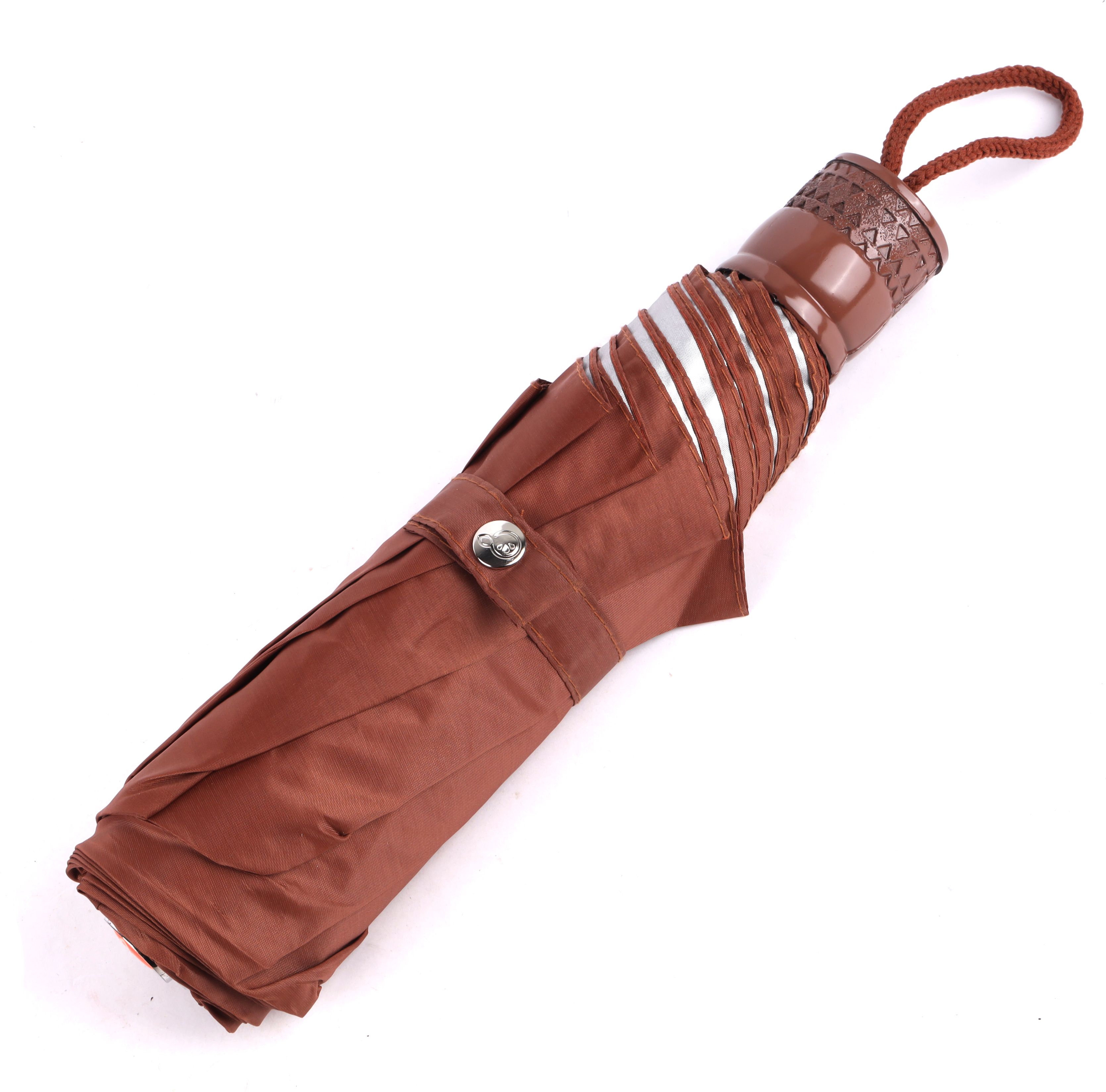 3 FOLD MONO SILVER 21.5 INCH MANUAL OPENING UMBRELLA FOR MENS AND WOMENS Umbrella