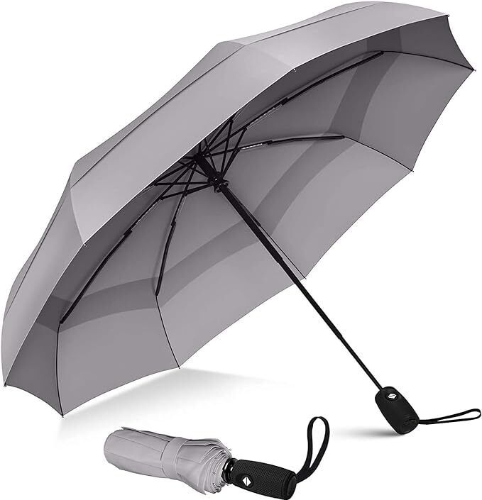 tazomi UV protection outside down design 3-fold Automatic Open Travel Umbrella-picture-28