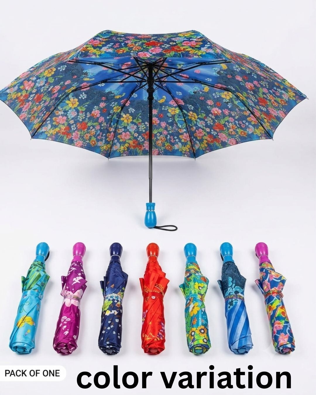 unick Sun Umbrella Fold, UV Protective, Compact and Light weight with cover 1 pcs Umbrella-picture-18