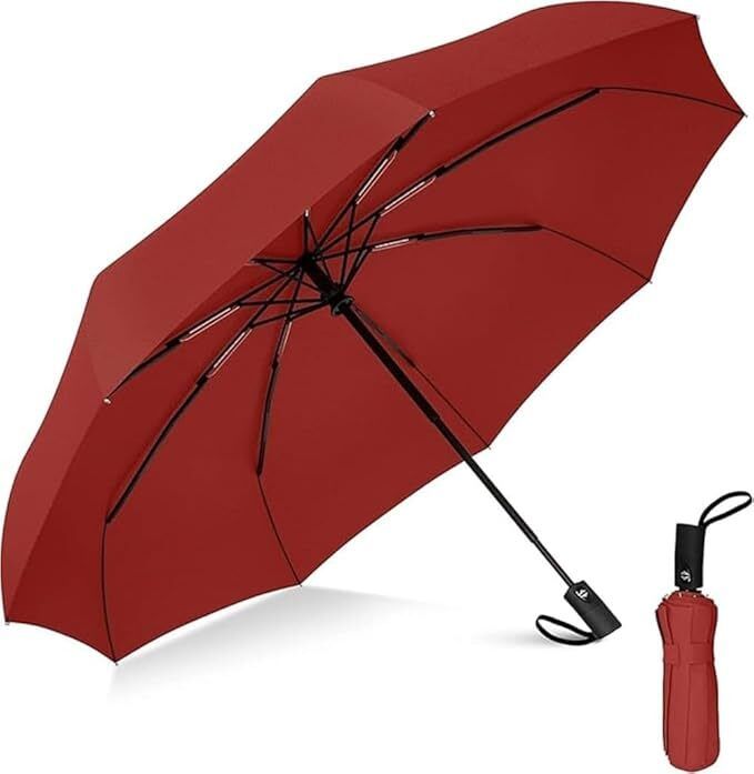 khoessen UV Maroon Umbrella For Rain & Sunlight Umbrella-picture-25