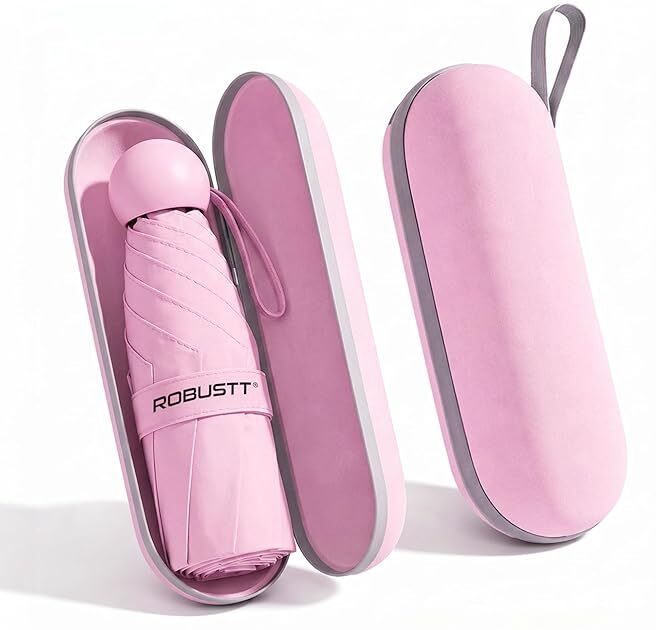 robustt Mini Capsule Folding Compact & Lightweight Umbrella|Sun & Rain Protection Travel Umbrella-picture-11